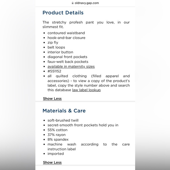 Old Navy Women’s Black Pixie Pants Size 18 - Picture 11 of 11